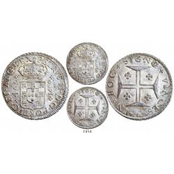 Lisbon, Portugal, 400 reis, Pedro II, 1689.