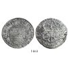 Image 1 : Segovia, Spain, milled 4 reales, Philip IV, 1628P, salvaged.