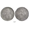 Image 1 : Potosi, Bolivia, silver boliviano-sized medal, 1866, Secretary General Munoz, encapsulated NGC AU 58