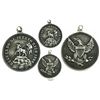 Image 1 : Puerto Rico, silver medal, 1898, Spanish American War, rare mule with RECUERDO DE PUERTO RICO and da