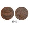 Image 1 : Puerto Rico, copper U.S. military token (1899), ex-Roehrs with original envelope.