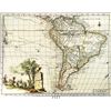 Image 1 : Copper-engraved Italian map of South America entitled "Carta Geografica della America Meridionale," 