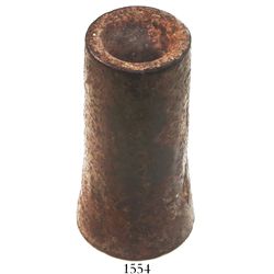 Iron signal cannon, American Revolutionary War period, from Savannah, GA, rare.