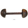 Image 1 : American Revolutionary War-period iron barshot from Virginia, ca. 1780.