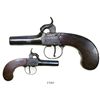 Image 1 : English screw-barrel percussion pocket pistol, ca. 1840s.