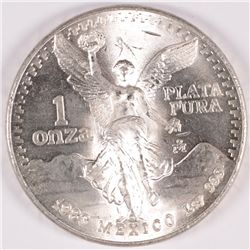 1983 MEXICAN LIBERTAD ONE OUNCE .999 SILVER  ANNUAL BULLION COIN