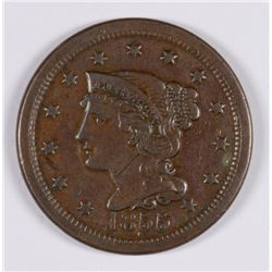 1855 LARGE CENT , VF