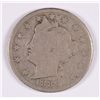 Image 1 : 1886 LIBERTY NICKEL GOOD, ONE OF THE KEYS!