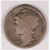 Image 1 : 1916-D MERCURY DIME VG KEY DATE!