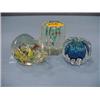 Image 1 : Three Asstd. Glass Paperweights...