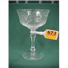 Image 2 : Eight 5 1/2"Crystal Champagne Glasses...