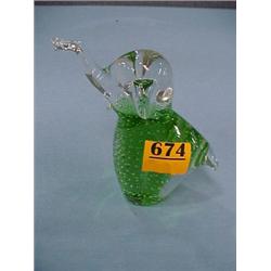 5 1/2" Murano Art Glass Elephant...