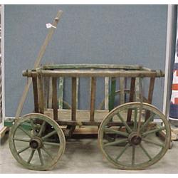 34"L Primitive Goat Cart...