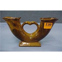 10"W Van Briggle Double Vase...