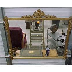 32" x 38" Gilt Framed Mirror...