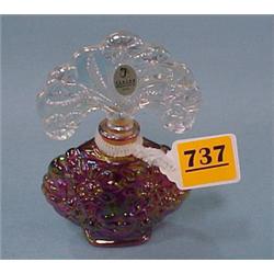 6" Fenton Carnival Perfume Bottle...