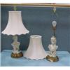 Image 1 : Pair of 31" Porcelain Figural Lamps...