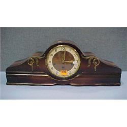 24"W x 9"H.Art Deco Mantle Clock...