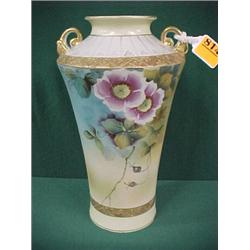 12 1/2" Hand Painted Nippon Vase...