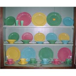 33 Pcs. Harlequin Dinnerware...