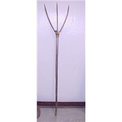 73" Primitive Wooden Hay Fork...