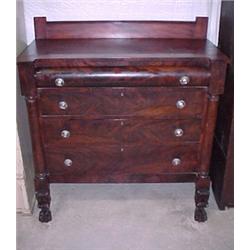 Mahogany Claw Foot Chest...