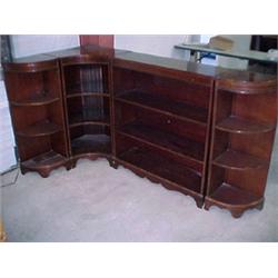 Sectional Mahogany Bookcase...