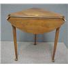 Image 2 : 34"H Cherry Wood Hankerchief Table...