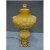 Image 1 : 21" Satin Amber Lamp...