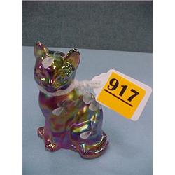 3 1/2"H Fenton Carnival Cat...