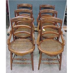 Six Victorian Dining Chairs...