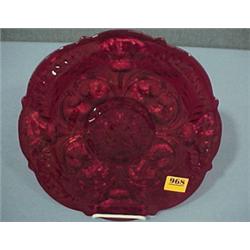 12" Ruby "Thistle" Platter...