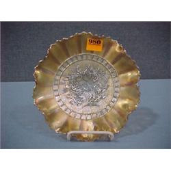 9" Dugan "Windflower" Plate...