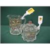 Image 1 : 4" Mosser Creamer and Sugar Bowl...