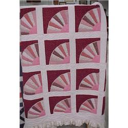 76"x90" New "Granny's Fan" Quilt...