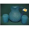Image 1 : 8" Satin Hobnail Pitcher...