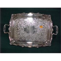 29" Silver Plated Serving Tray...