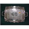 Image 1 : 29" Silver Plated Serving Tray...