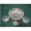 Image 2 : 10"H Silver Plated Epergne...