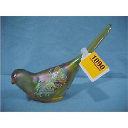 7"L Fenton Iridized Bird...