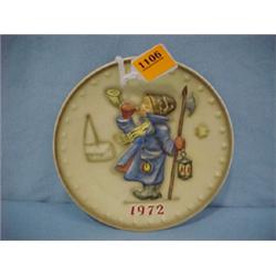 Hummel #265 1972 Annual Plate...