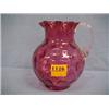 Image 1 : 6 1/2" Cranberry Milk Pitcher...