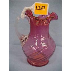 5 1/2  Cranberry Cream Pitcher...