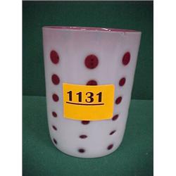 4" Cranberry Tumbler...