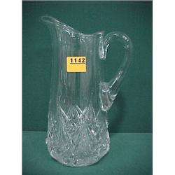 11 1/2  Molded Glass Pitcher...