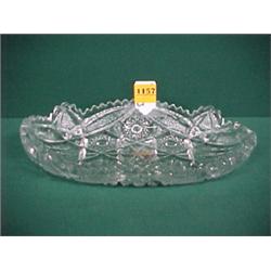 11" Molded Glass Celery Tray...