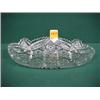 Image 1 : 11" Molded Glass Celery Tray...