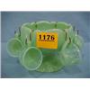 Image 1 : 3 1/2"Child's Jadeite Punch Set...