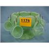 Image 1 : 3 1/2"Child's Jadeite Punch Set...