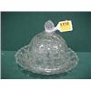 Image 1 : 7"D Clear Glass Butter Dome...